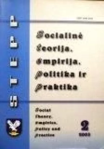 STEPP: Socialinė teorija, empirija, politika ir praktika 2