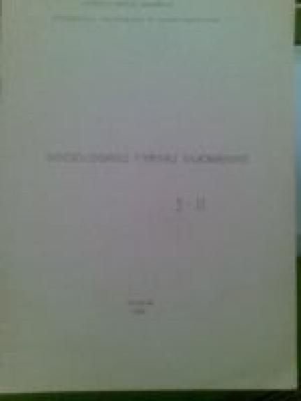 Sociologinių tyrimų duomenys