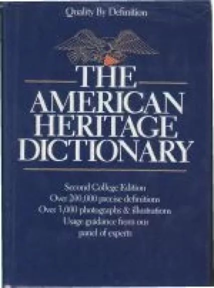 The American Heritage Dictionary - Autorių Kolektyvas, knyga