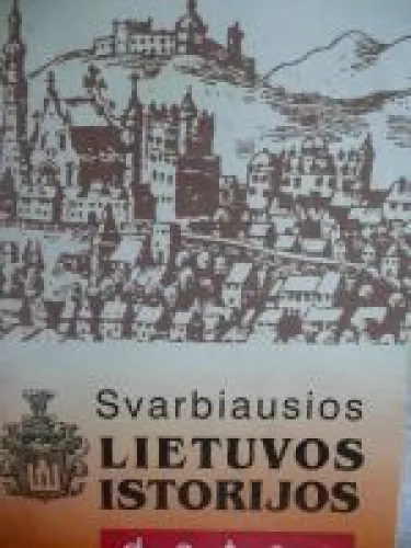 Svarbiausios Lietuvos istorijos datos