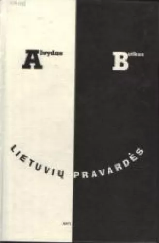 Lietuvių pravardės - Alvydas Butkus, knyga