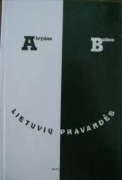 Lietuvių pravardės - Alvydas Butkus, knyga