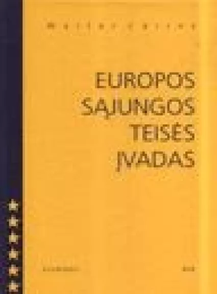 Europos Sąjungos teisės įvadas - Walter Cairns, knyga