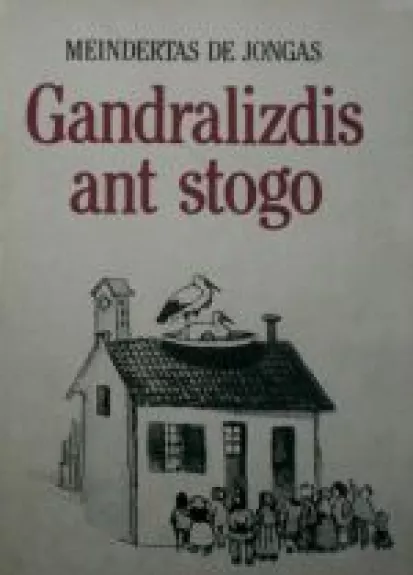 Gandralizdis ant stogo - Meindertas De Jongas, knyga
