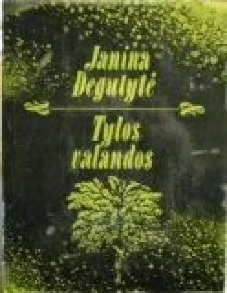 Tylos valandos - Janina Degutytė, knyga