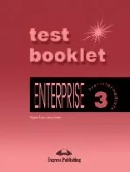Enterprise 3 Test Booklet - Virginia Evans, Jenny  Dooley, knyga