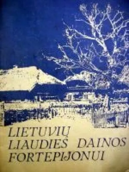 Lietuvių liaudies dainos fortepijonui - V. Gaidamavičius, knyga