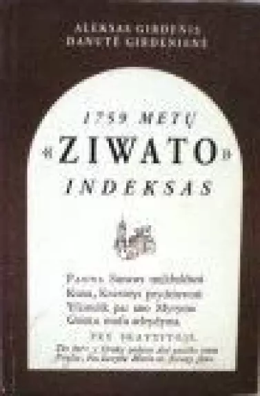 1759 metų " ZIWATO" indeksas
