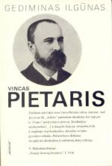 Vincas Pietaris - Gediminas Ilgūnas, knyga