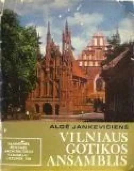 Vilniaus gotikos ansanblis - Algė Jankevičienė, knyga