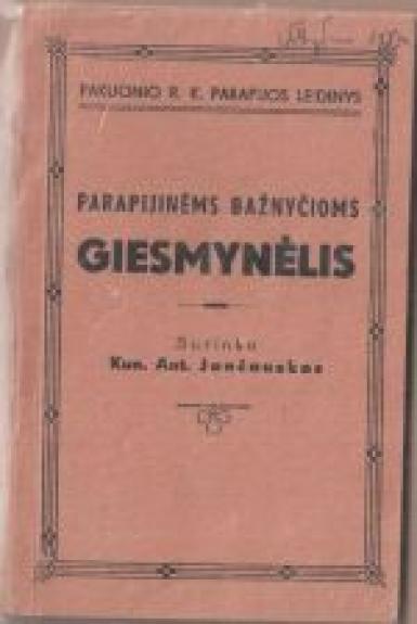 Parapijinėms bažnyčioms giesmynėlis
