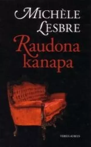 Raudona kanapa - Michele Lesbre, knyga