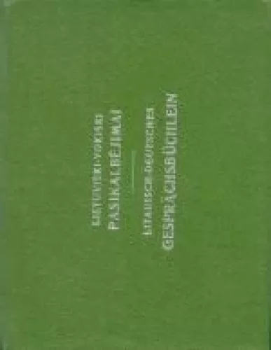 Lietuviški-vokiški pasikalbėjimai (Litauisch-Deutsches Gesprächsbüchlein) - Valteris Mačkus, knyga