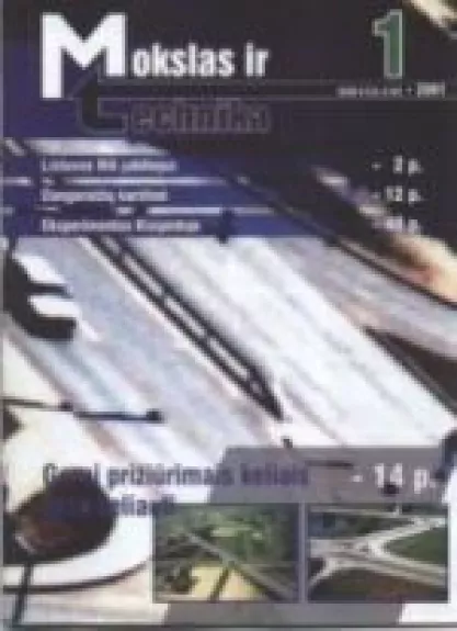 Mokslas ir technika, 2001 m., Nr. 1