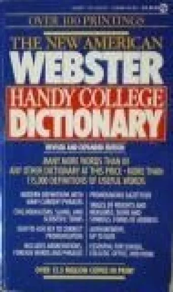 The new American Webster handy college dictionary - A. Morehead, knyga