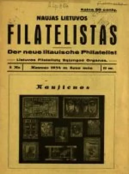 Naujas Lietuvos filatelistas, 1934 m., Nr. 3 - Autorių Kolektyvas, knyga