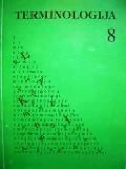Terminologija. 8