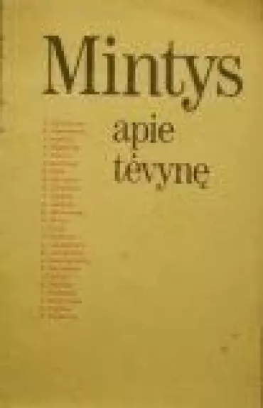 Mintys apie Tėvynę