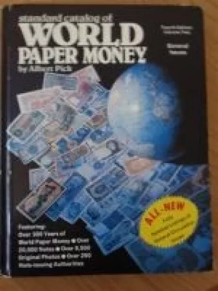 Standard Catalog of World Paper Money - Albert Pick, knyga