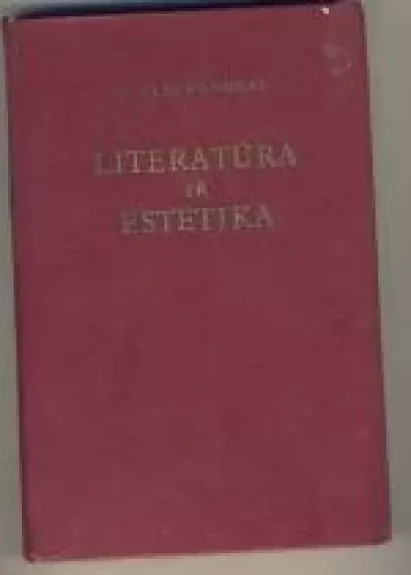 Literatūra ir estetika - G. Plechanovas, knyga