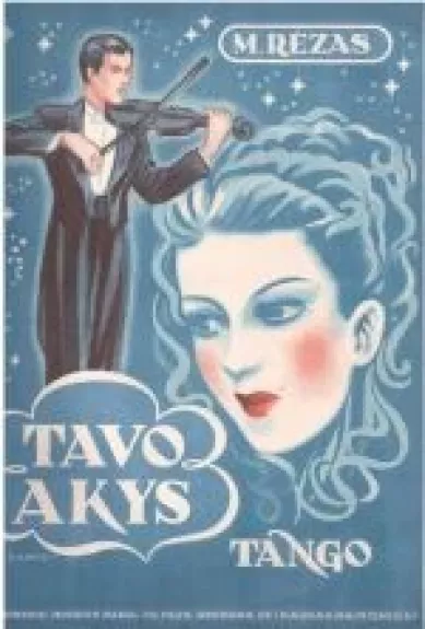 Tango akys - M. Rėzas, knyga
