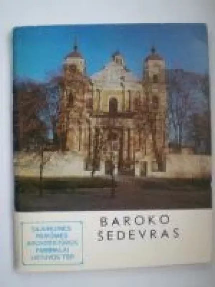 Baroko šedevras - Stasys Samalavičius, knyga