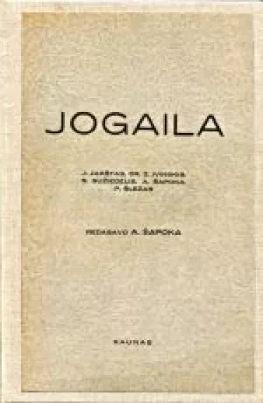 Jogaila - Adolfas Šapoka, knyga