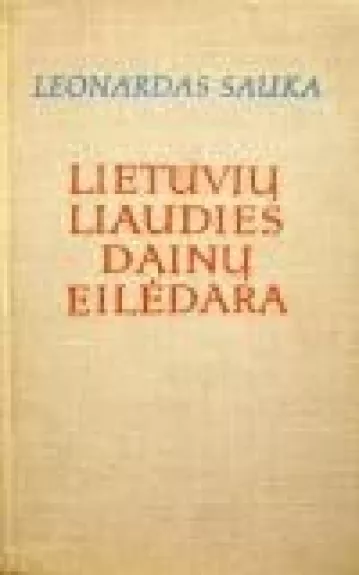 Lietuvių liaudies dainų eilėdara