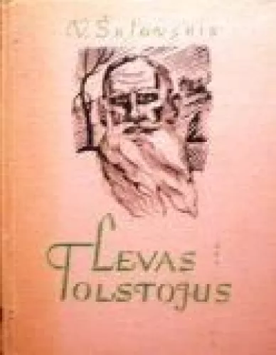 Levas Tolstojus - V. Šklovskis, knyga