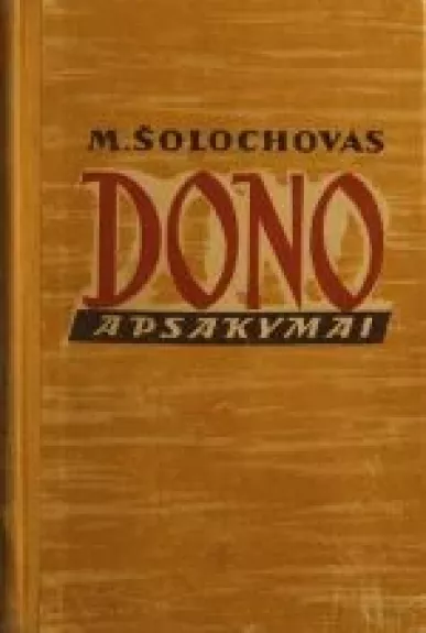 Dono apsakymai - M. Šolochovas, knyga