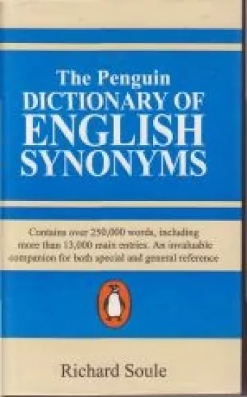 The Penguin Dictionary of English Synonyms