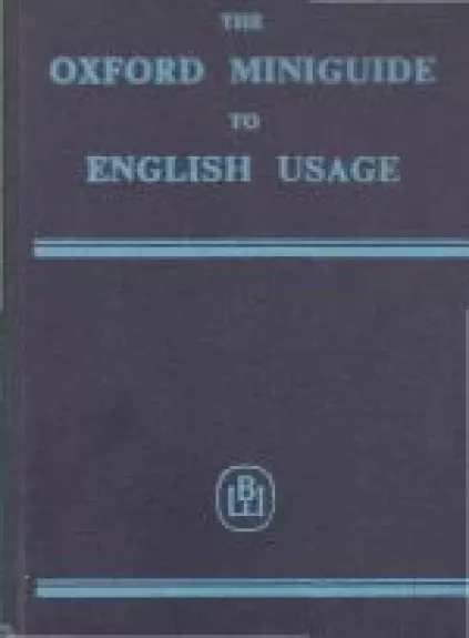 The Oxford Miniguide to English Usage - E. Weiner, knyga