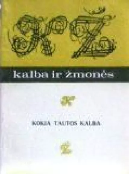 Kokia tautos kalba