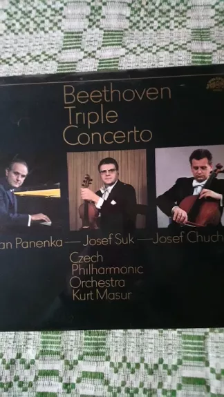 L. van Beethoven. Concerto for violin, cello, piano and orchestra - Autorių Kolektyvas, plokštelė
