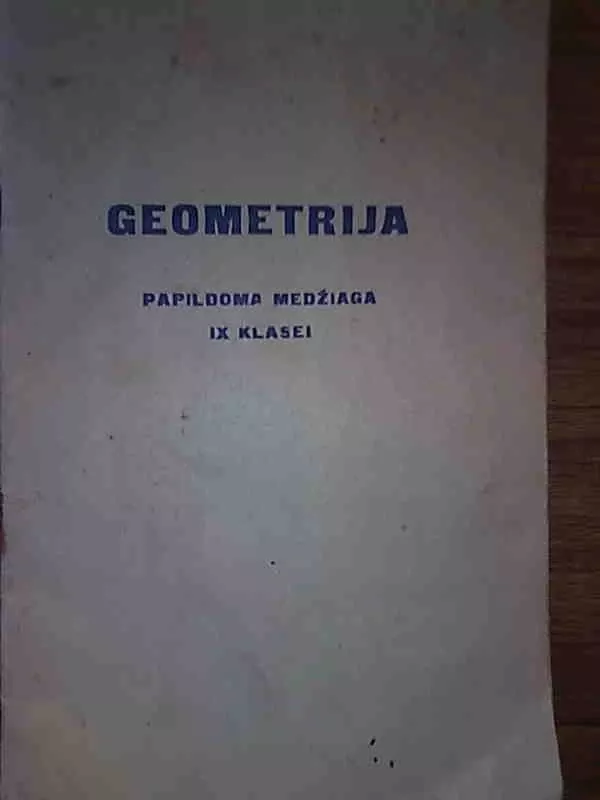 Geometrija - Autorių Kolektyvas, knyga