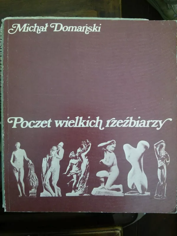 Poczet Wielkich rzezbiarzy - Michal domanski, knyga
