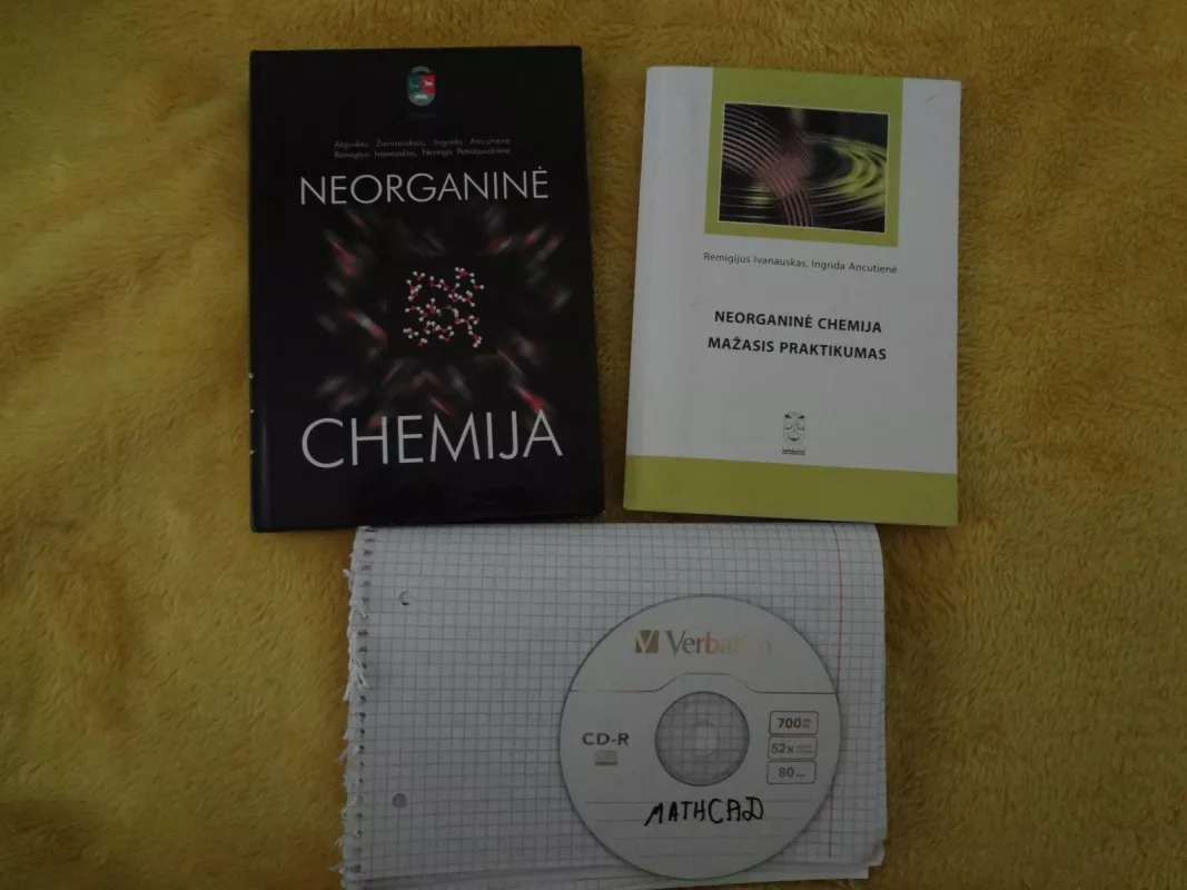 Neorganinė chemija - Algirdas Žarnauskas, knyga