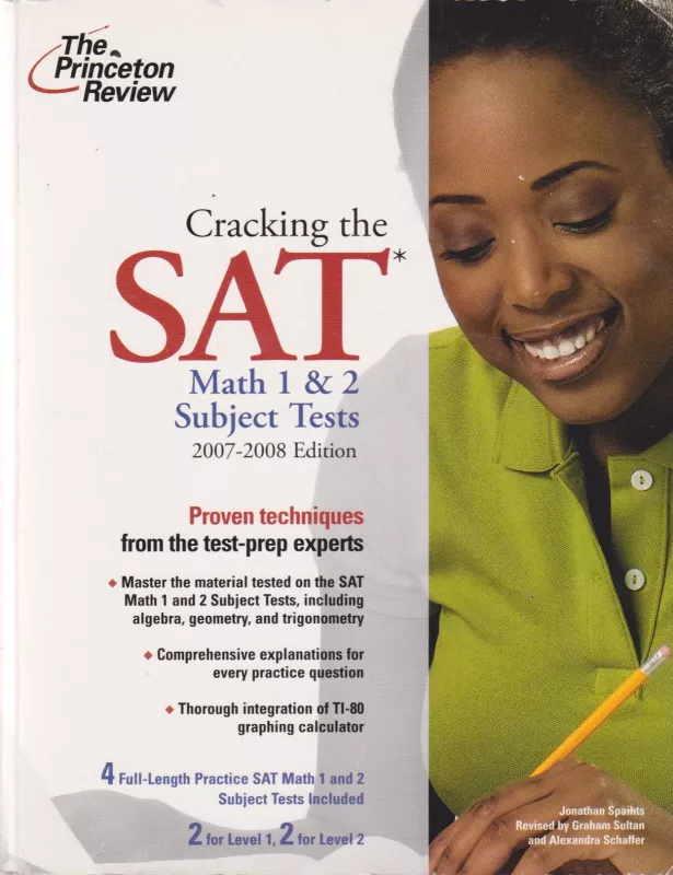 Cracking the SAT Math 1 and 2 Subject Tests - Autorių Kolektyvas, knyga