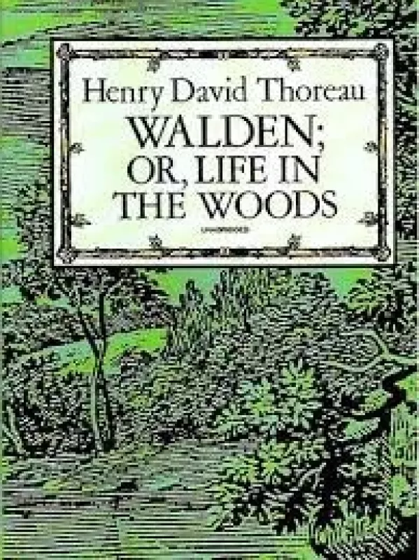 Walden Or Life In The Woods - Henry David Thoreau, knyga
