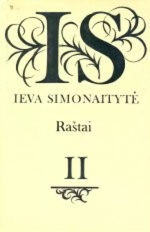 Raštai II - Ieva Simonaitytė, knyga