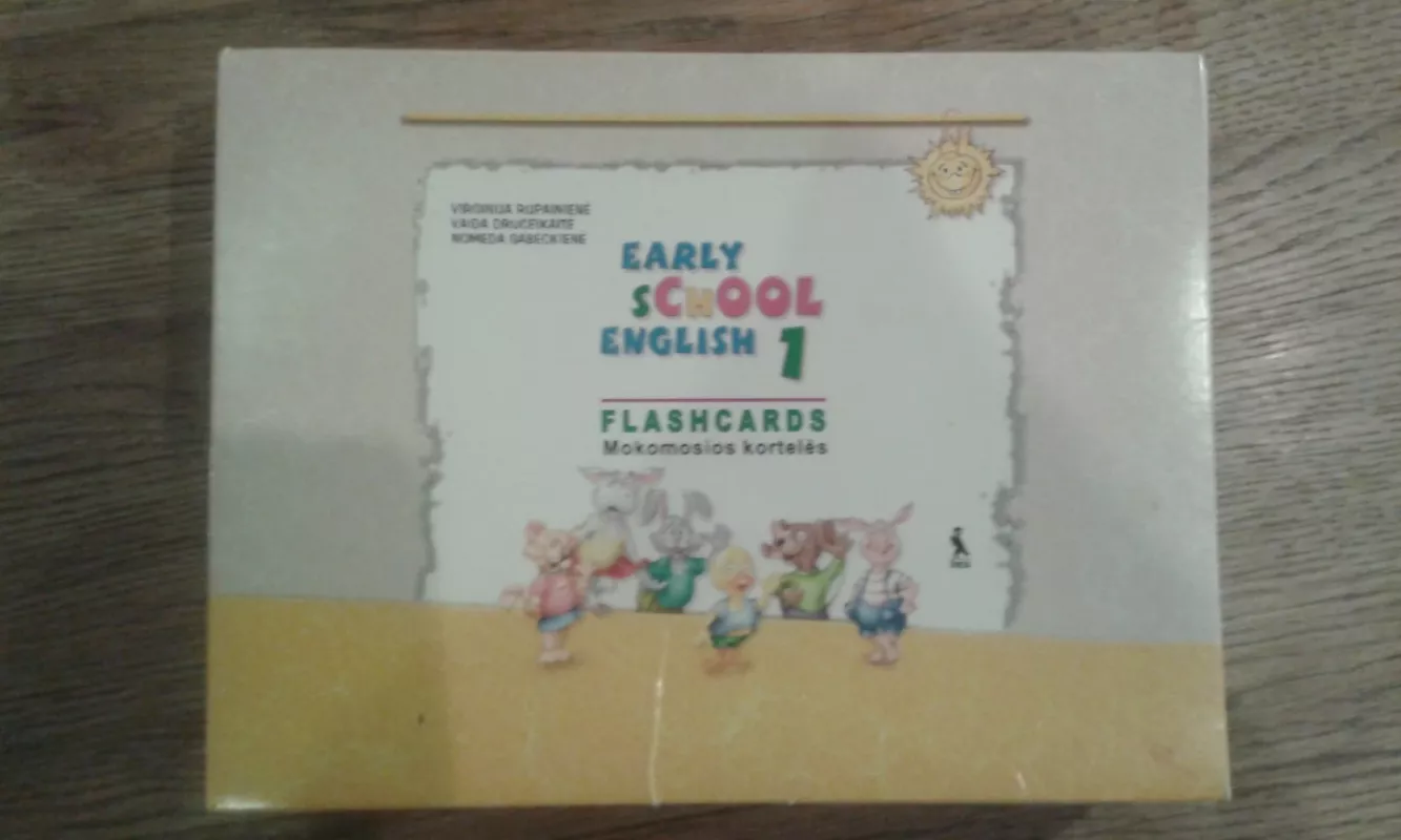 Early School English 1 Flashcards - Vaida Druceikaitė, Virginija  Rupaitienė, Nomeda  Sabeckienė, knyga
