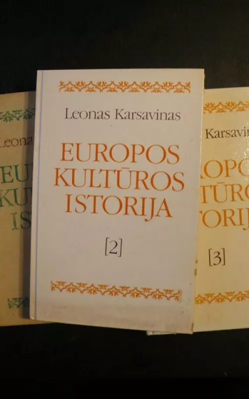 Europos kultūros istorija (1-3 tomai) - Leonas Karsavinas, knyga
