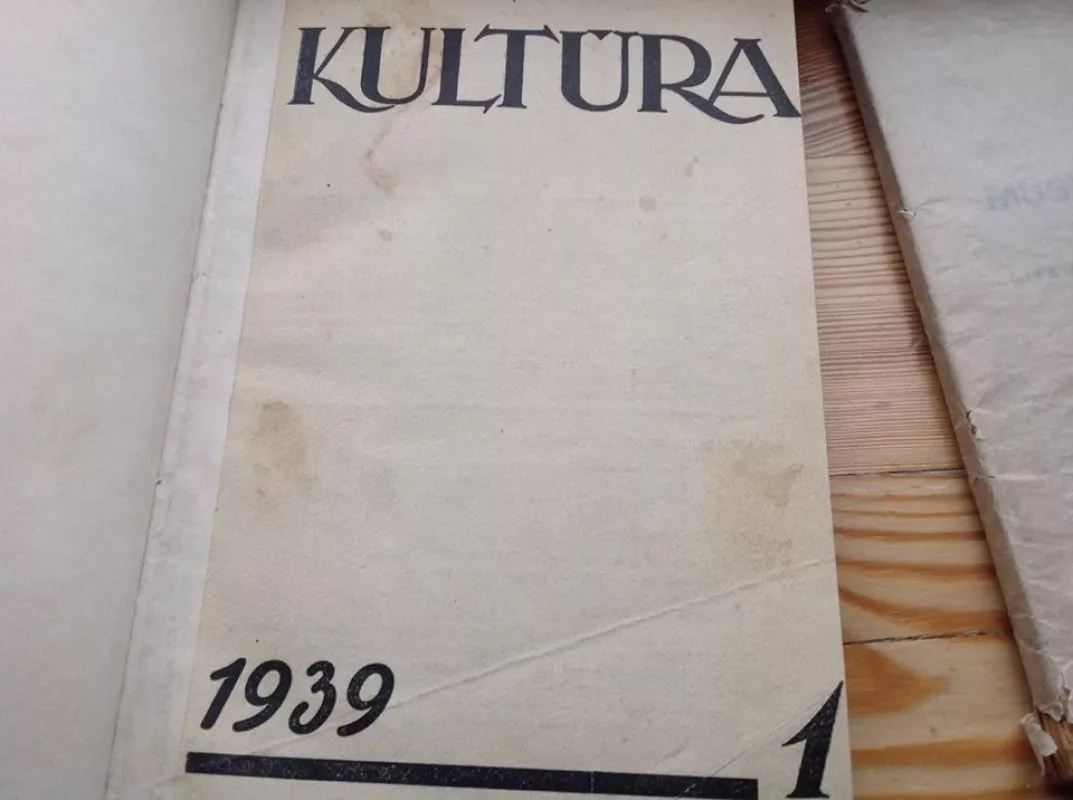 Kultura.Mėnesinis mokslo, visuomenės ir literatūros žurnalas. 1-5 nr. 1939 - Autorių Kolektyvas, knyga