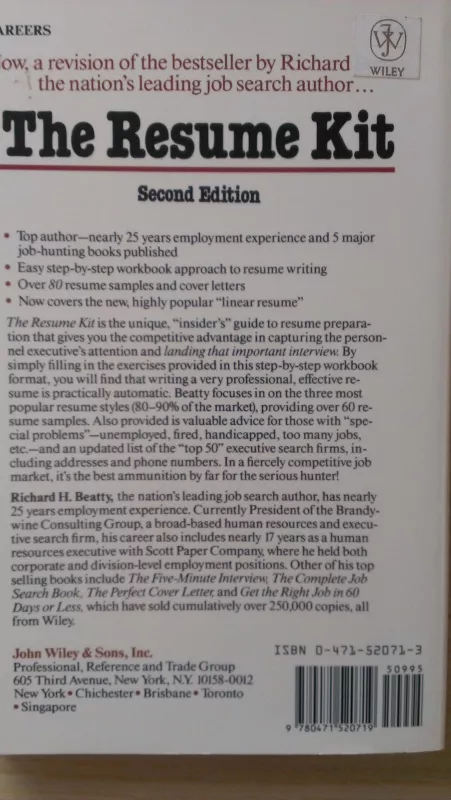 The Resume Kit - Richard Beatty, knyga