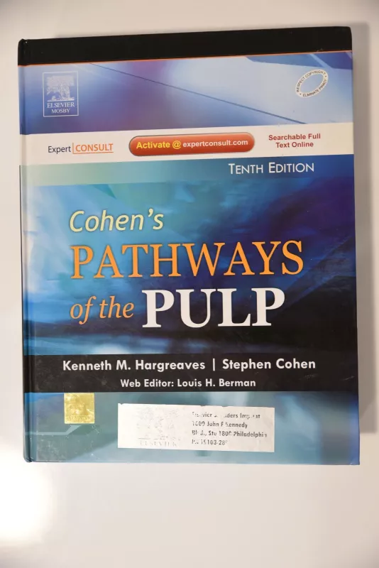 Cohen's Pathways of the pulp, 10th edition - Autorių Kolektyvas, knyga