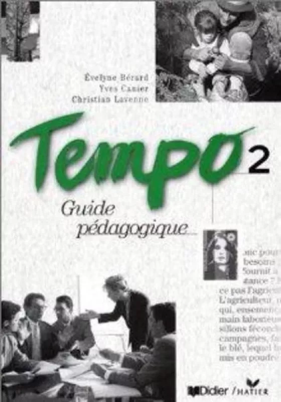 Tempo 2 (guide pédagogique) - Evelyne Berard, knyga