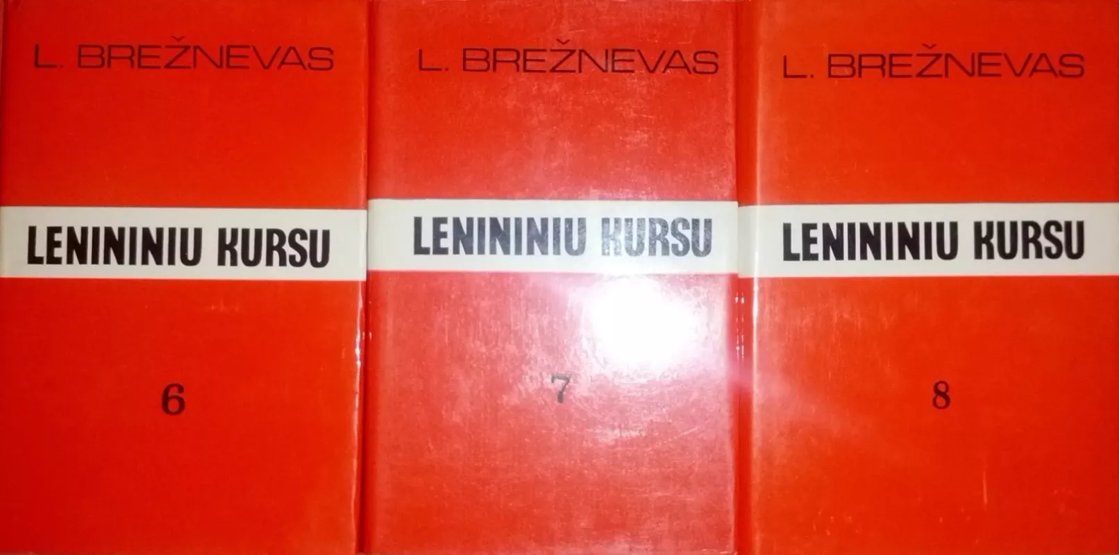Lenininiu kursu 6-7-8 tomai - Leonidas Brežnevas, knyga