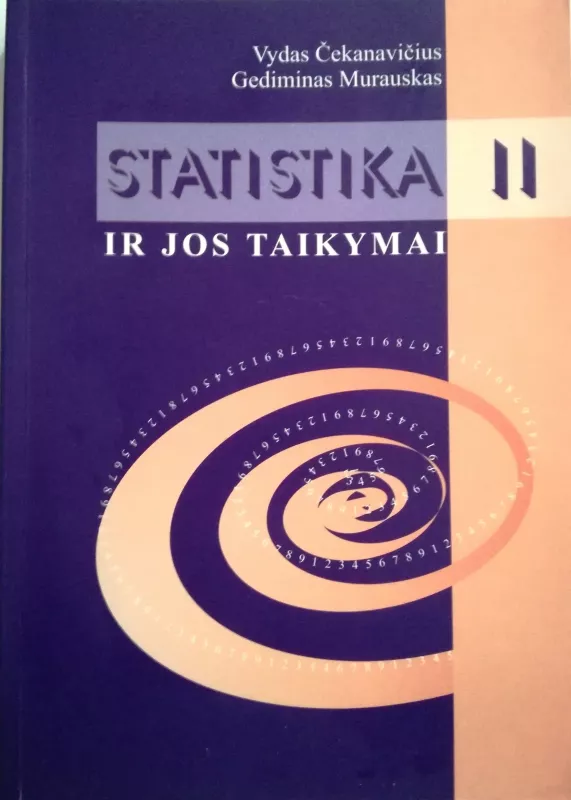 Statistika ir jos taikymai (II) - G. Čekanavičius V. ir Murauskas, knyga