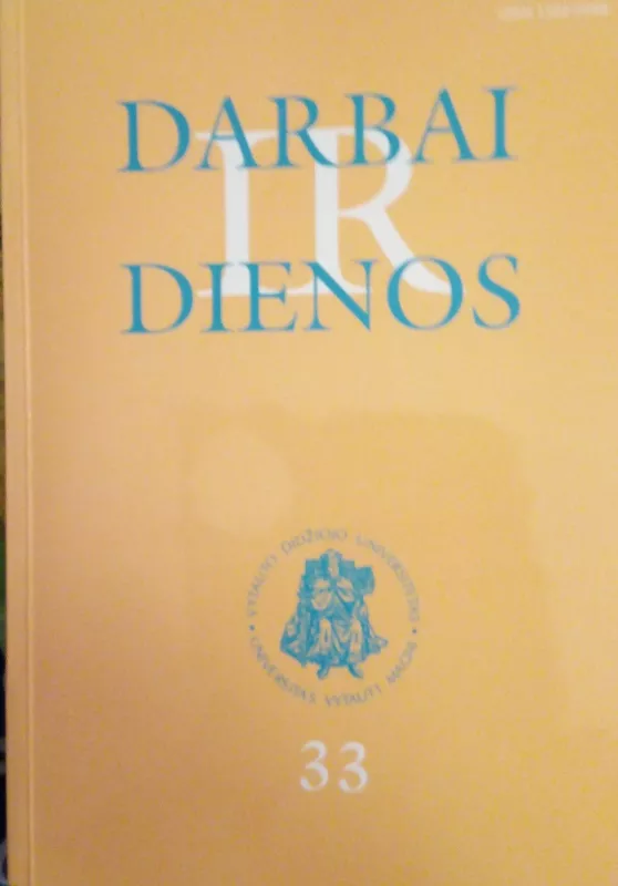 Darbai ir dienos (33 tomas) - Leonas Gudaitis, knyga 3