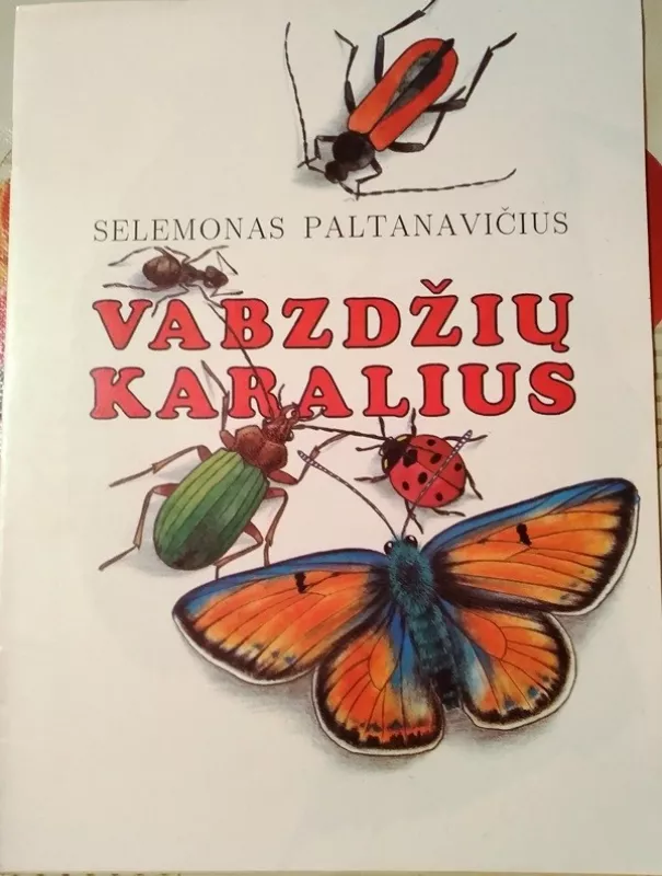 Vabzdžių karalius - Selemonas Paltanavičius, knyga